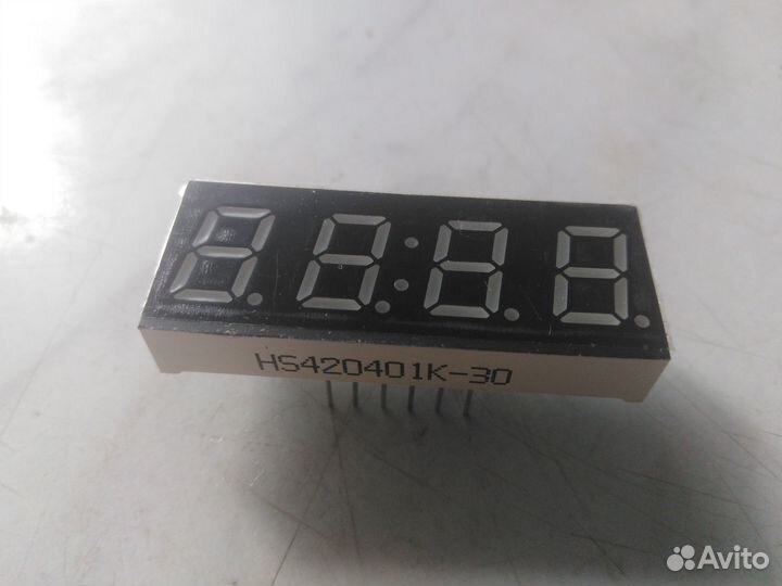 Индикатор семисегментный на 4 знака