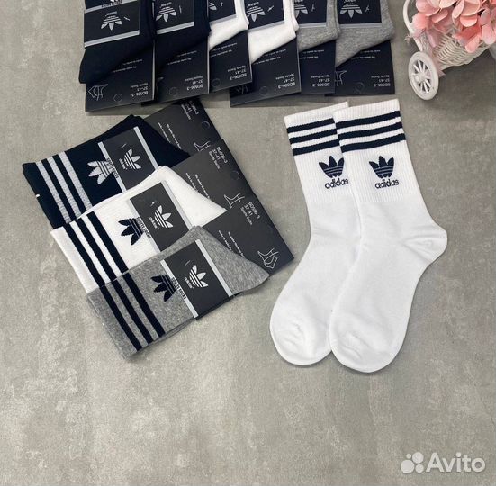 Носки Adidas (Б;Ч /Высокие)