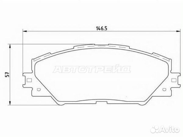 Колодки тормозные