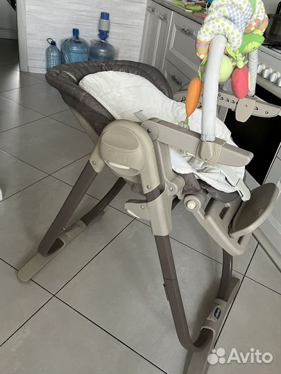 Стул для кормления chicco polly magic