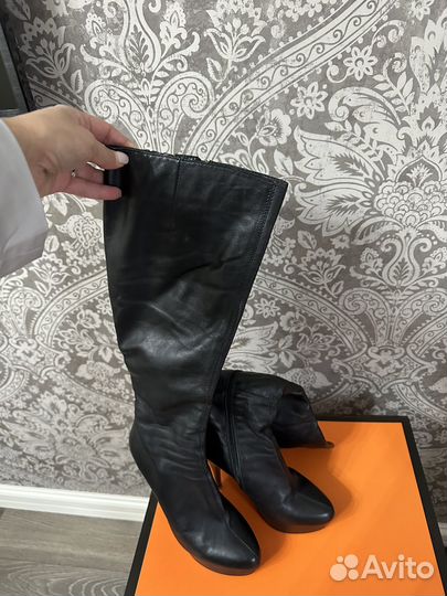 Сапоги женские натуральная кожа 37