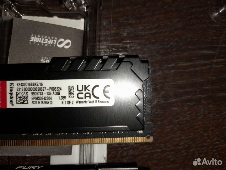 Kingston hyperx fury ddr4 16gb 3200