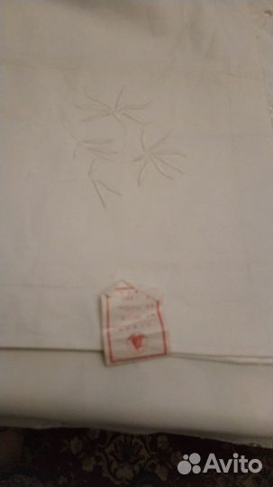 Полотенца и скатерти льняные СССР