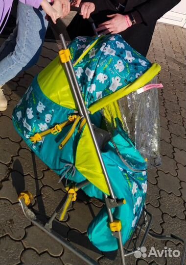 Санки коляска nika