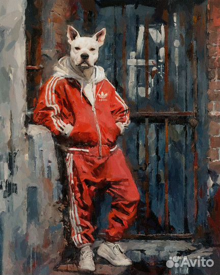 Портрет по фото на заказ. Картина собаки или кошки