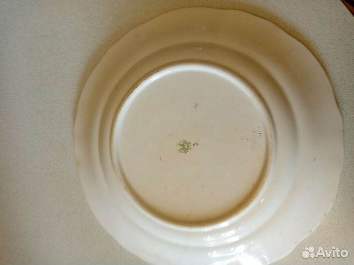 Винтаж 1956 год. Блюдо и горчичница зик Конаково