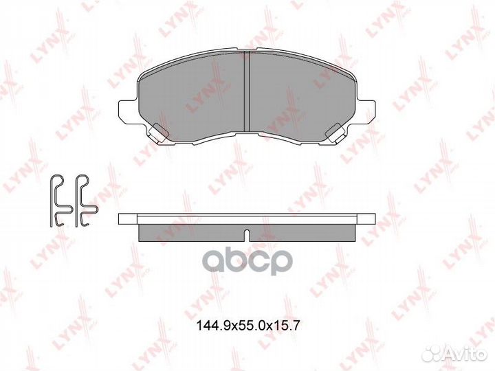 Колодки передние lynxauto BD-5504 BD-5504 lynxauto