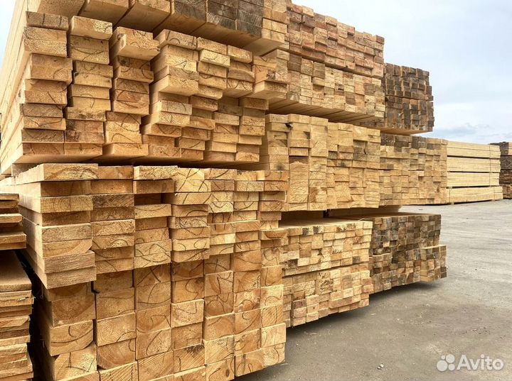 Доска обрезная 30x100x6м