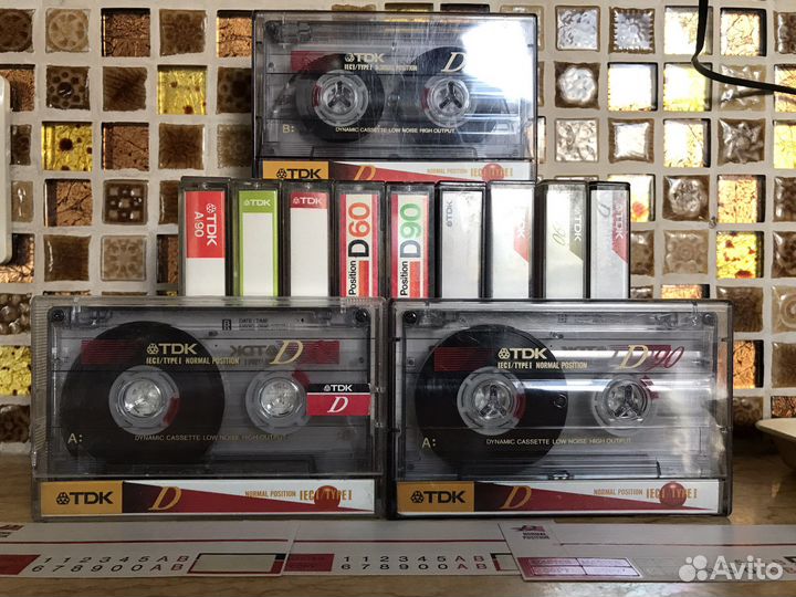 Кассеты TDK A 90, AD-X; D 90, AD 120