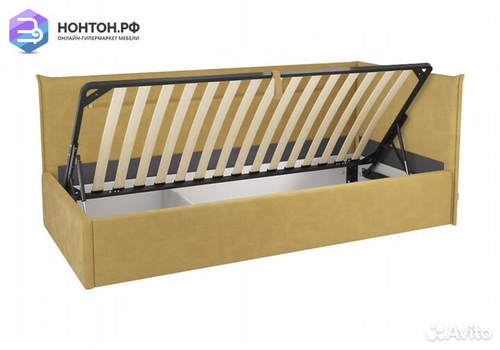 Кровать Альба 0.9 м медовая