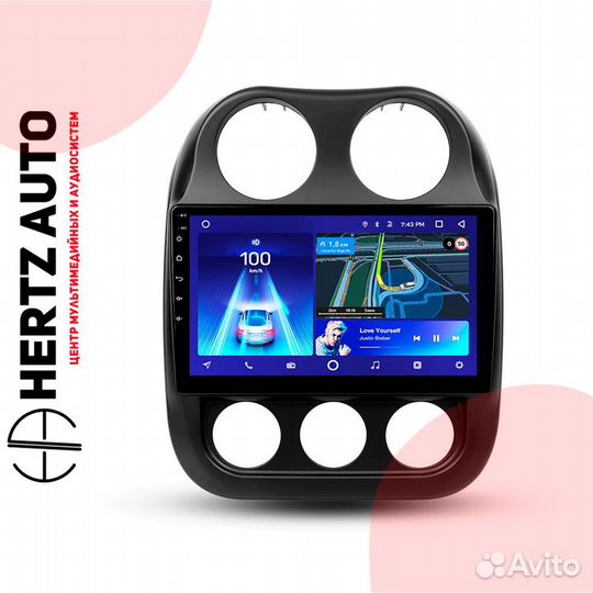 Переходная рамка Teyes Jeep Compass 1 MK 2009-2015