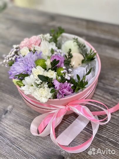 Цветы с зефиром