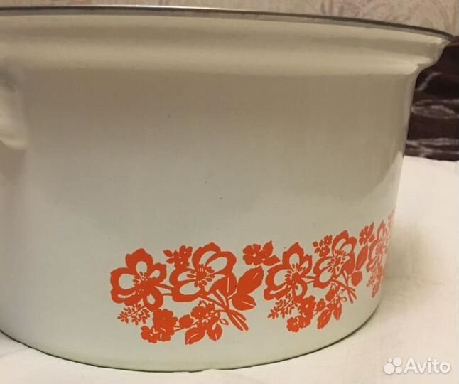 Эмалированная кастрюля 4 штуки