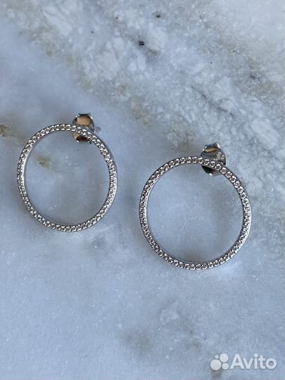 Серьги momnt серебро 925 подарок poison drop