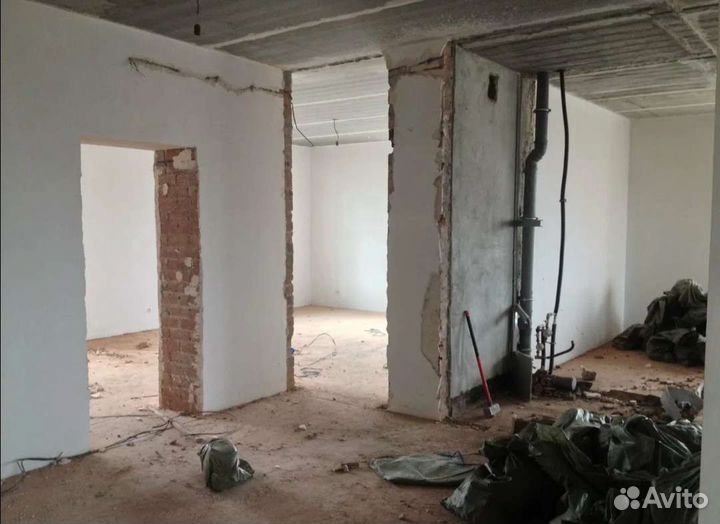 Демонтаж. Кирпичная кладка