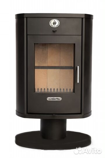 Печь-камин стальная 