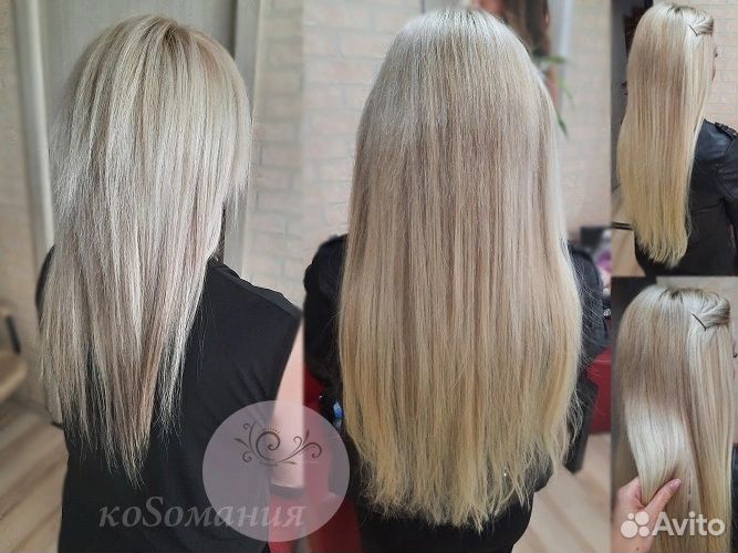 Наращивание волос, коррекция