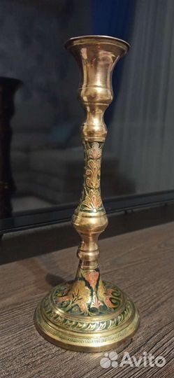 Подсвечник латунь Индия