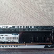 Оперативная память Patriot ddr4 8gb 2400