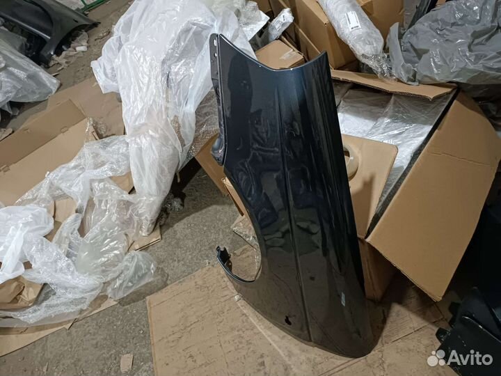 Крыло приора левое цвет серый (Борнео) 633