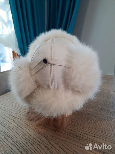 Шапка ушанка женская.р-р 54-56
