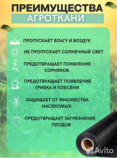 Агроткань 1,6мх10м 100г/м2