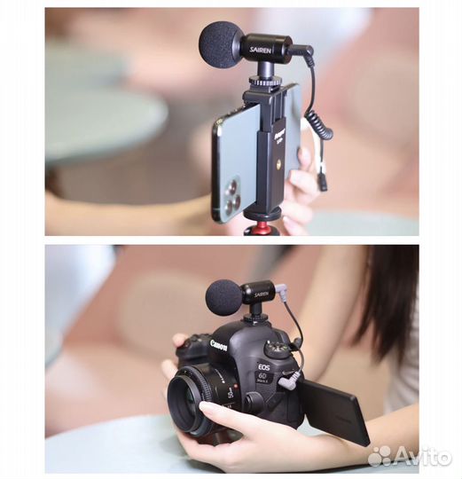 Микрофон Ulanzi Sairen Nano для фото видео экшн