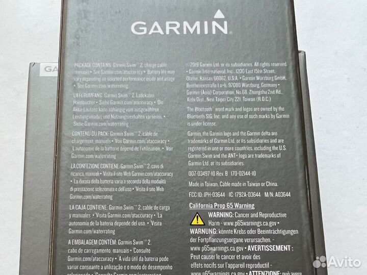 Умные часы для плавания и спорта Garmin Swim 2