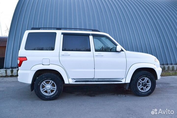 Рейлинги на УАЗ патриот Чёрные