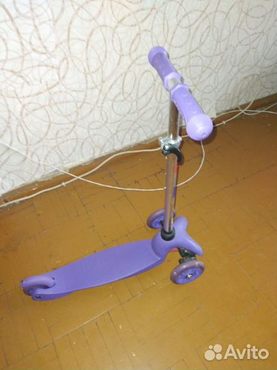 Самокат детский трехколесный бу