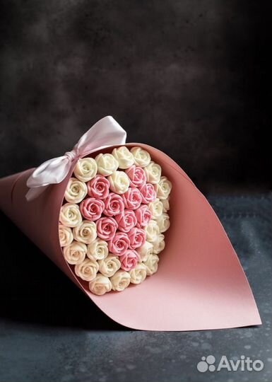 Букет сердце 37 роз любимой жене девушке