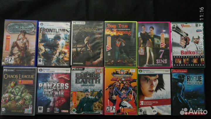 Игровые диски на PC и компьютер