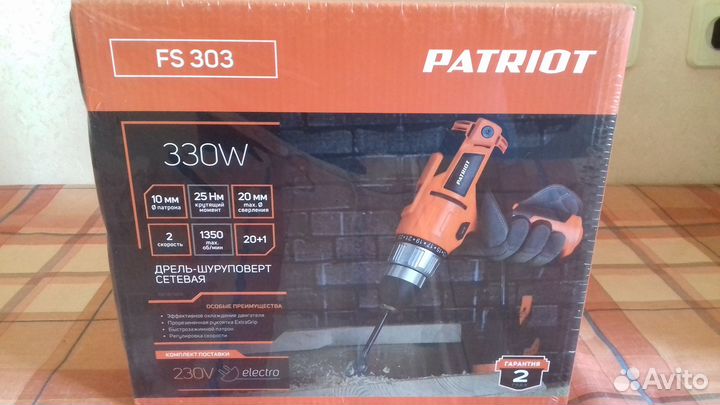 Дрель-шуруповерт Patriot FS 303