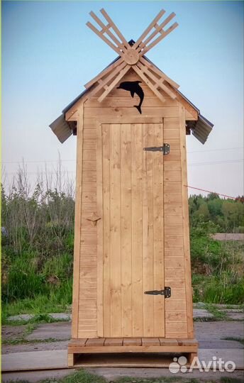 Уличный туалет с установкой HAT120