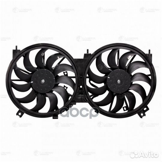 Э/вентиляторы охл. с кожухом (2 вент.) для а/м