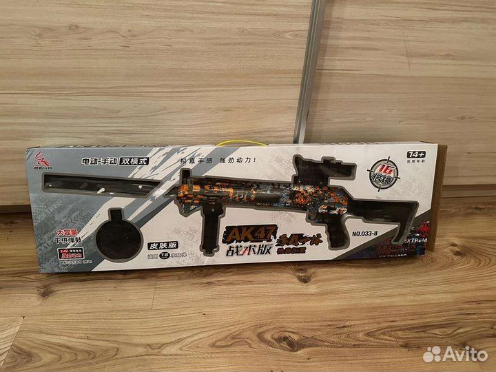 Гидробольный автомат ак 47 на орбизах