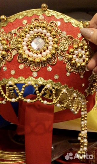 Кокошник взрослый Украшенный