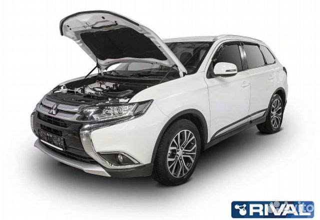 Упоры капота rival Mitsubishi Outlander 3