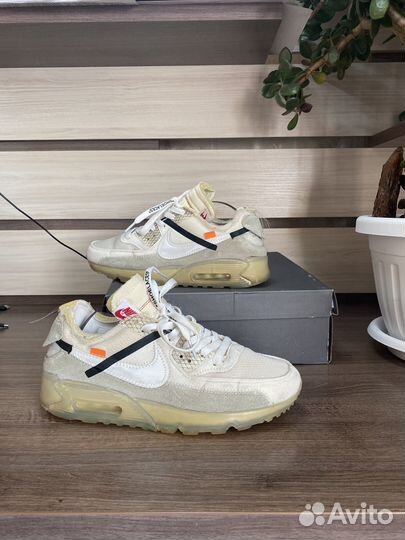 Кроссовки Nike Air Max 90 x Off White оригинал