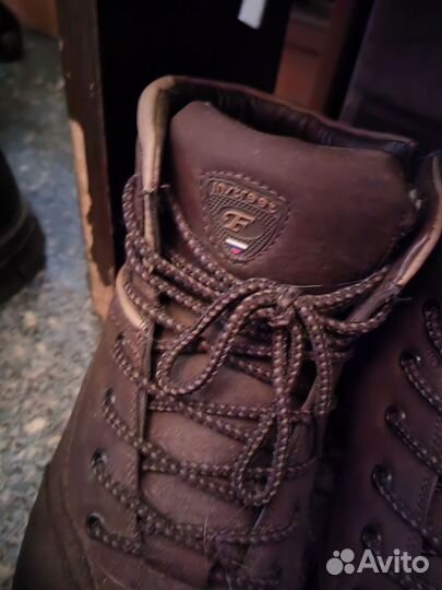 Зимняя мужская обувь 41 пакетом кожа нубук