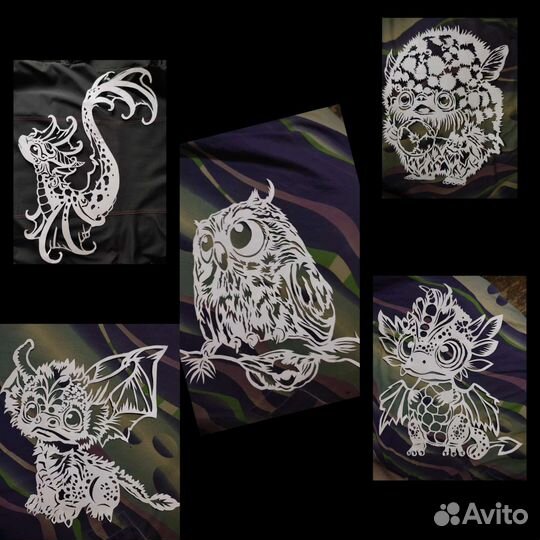 Украшения на окна, стены, мебель и т.п