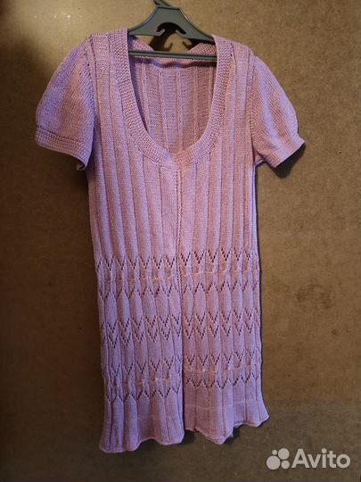 Платье вязаное женское летнее