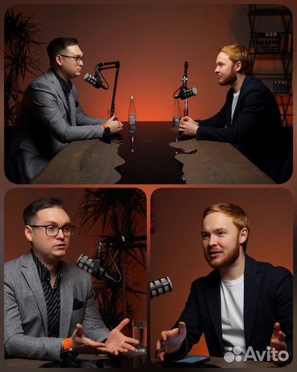 Видеостудия подкастов, интервью, reels — тишепишем