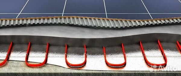 Теплый пол в плитку Warmstad 6,1-8,4м² Доставка