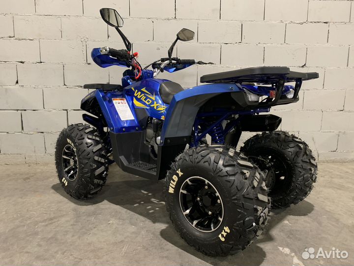 Квадроцикл MotoLand 125 wild X PRO (blue)
