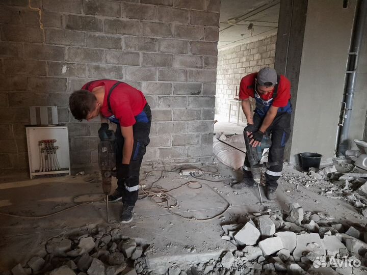 Демонтаж квартиры в Омске \ Демонтажные работы