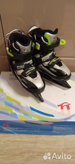 Коньки раздвижные для мальчика р-р 31-34