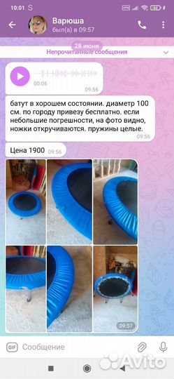 Детский батут