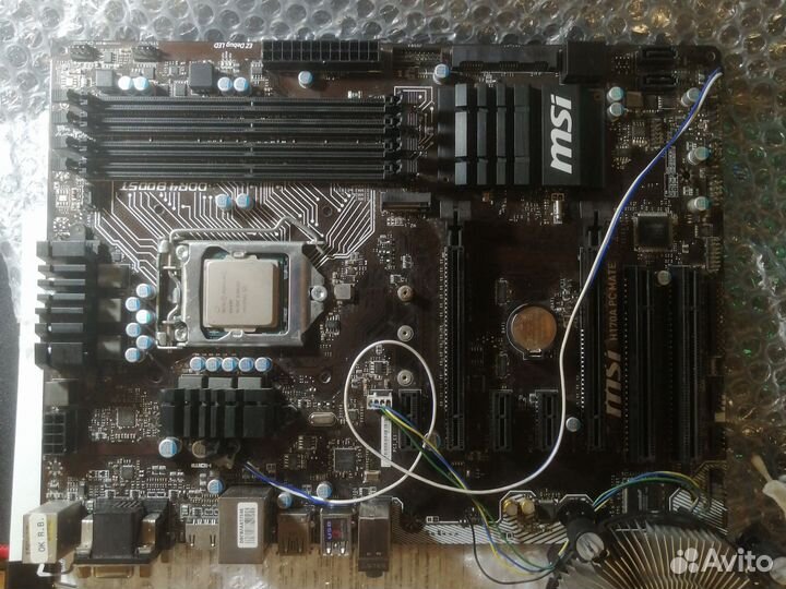 Материнская плата msi h170A сокет 1151