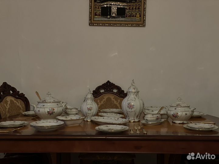 Сервиз столовый старинный немецкий